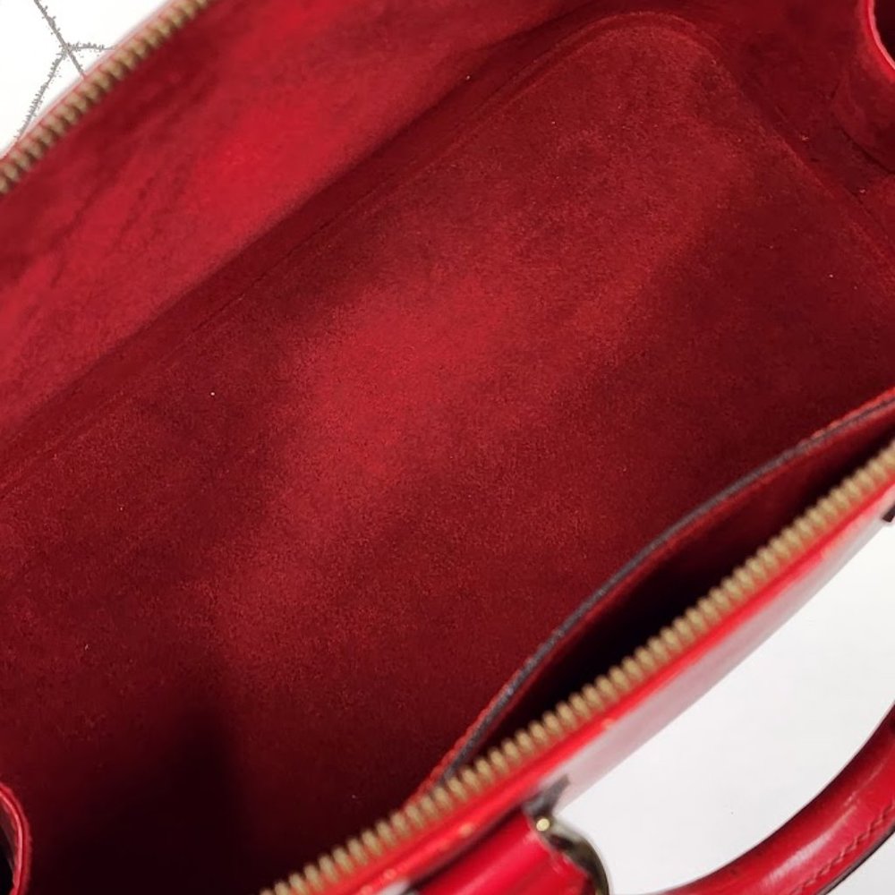 Authentic Pre-Owned Louis Vuitton Red Epi Alma Handbag - Picture 3 of 16
